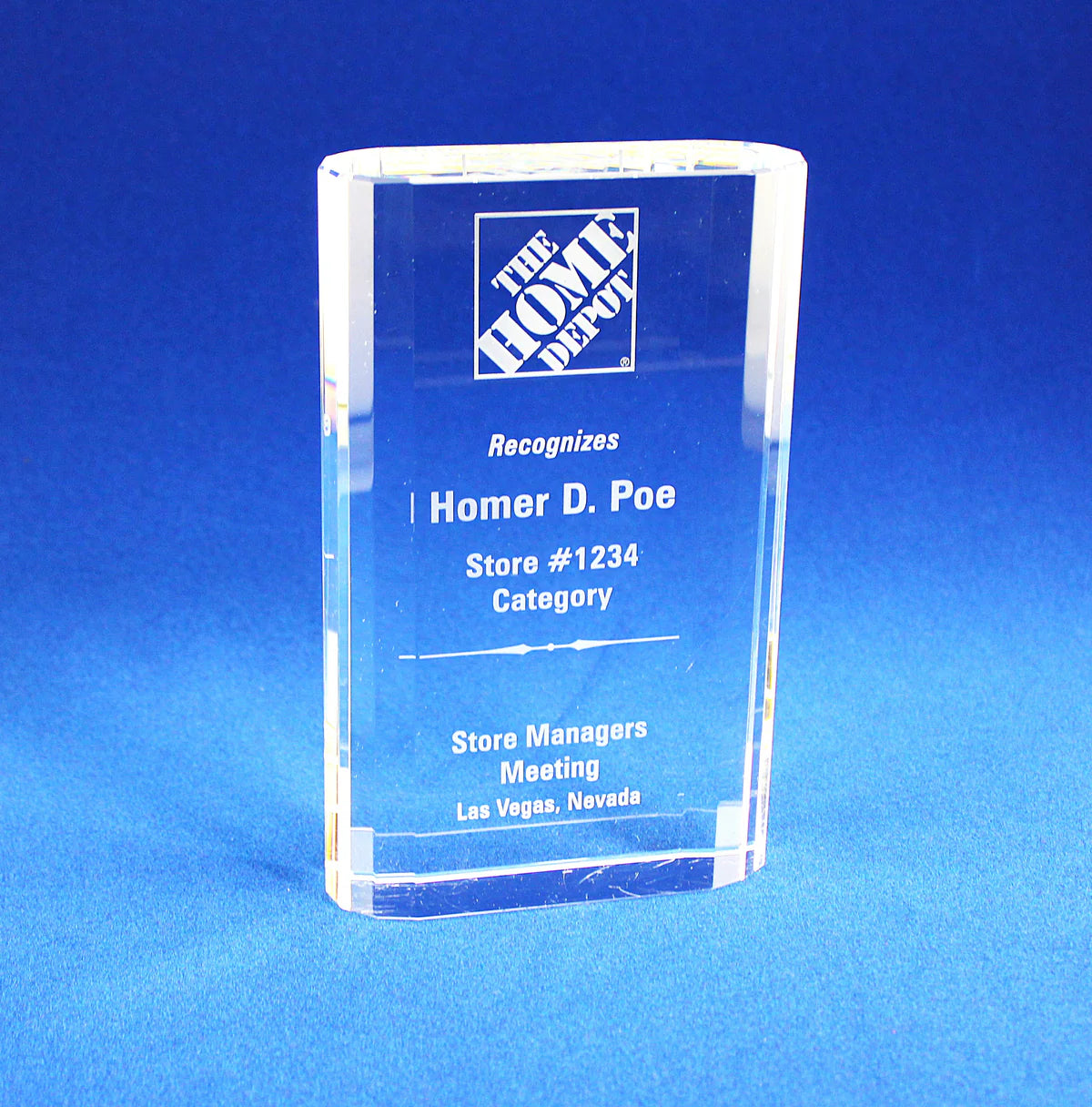 OPTIC CRYSTAL MERIT AWARD