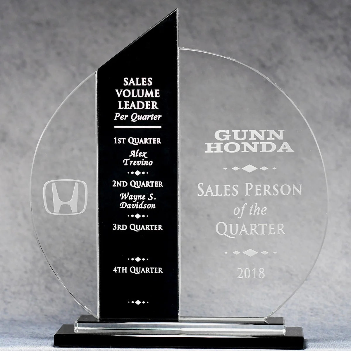 OPTIC CRYSTAL TUXEDO TOWER-SPHERE