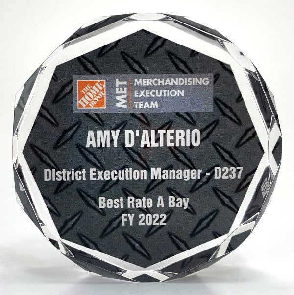 FACETED ACRYLIC OCTAGON