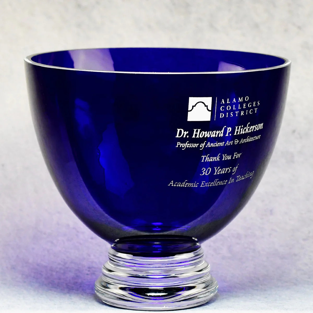 CRYSTAL BLUE BOWL