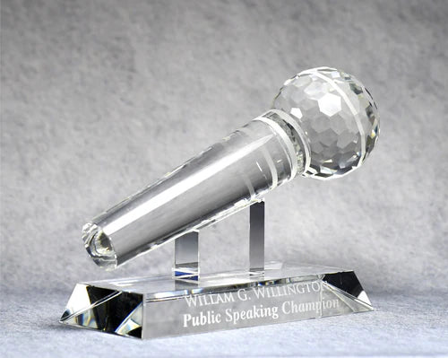 CLEAR CRYSTAL MICROPHONE