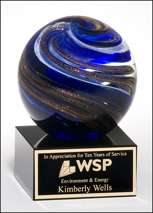 Art Glass Award | ONE-OF-A-KIND LASER ENGRAVED AWARDS