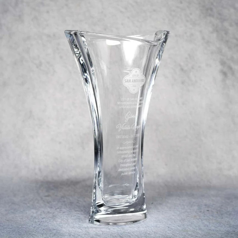 FLAIR CRYSTAL VASE
