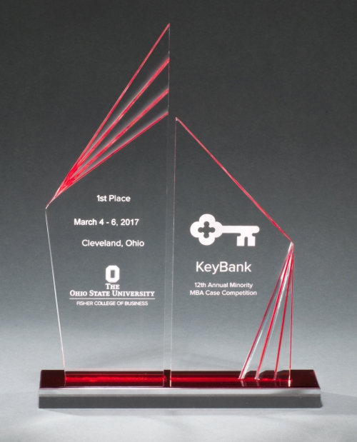 Double Zenith Acrylic with Red Mirror Accent