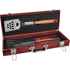 3-Piece BBQ Set with Case
