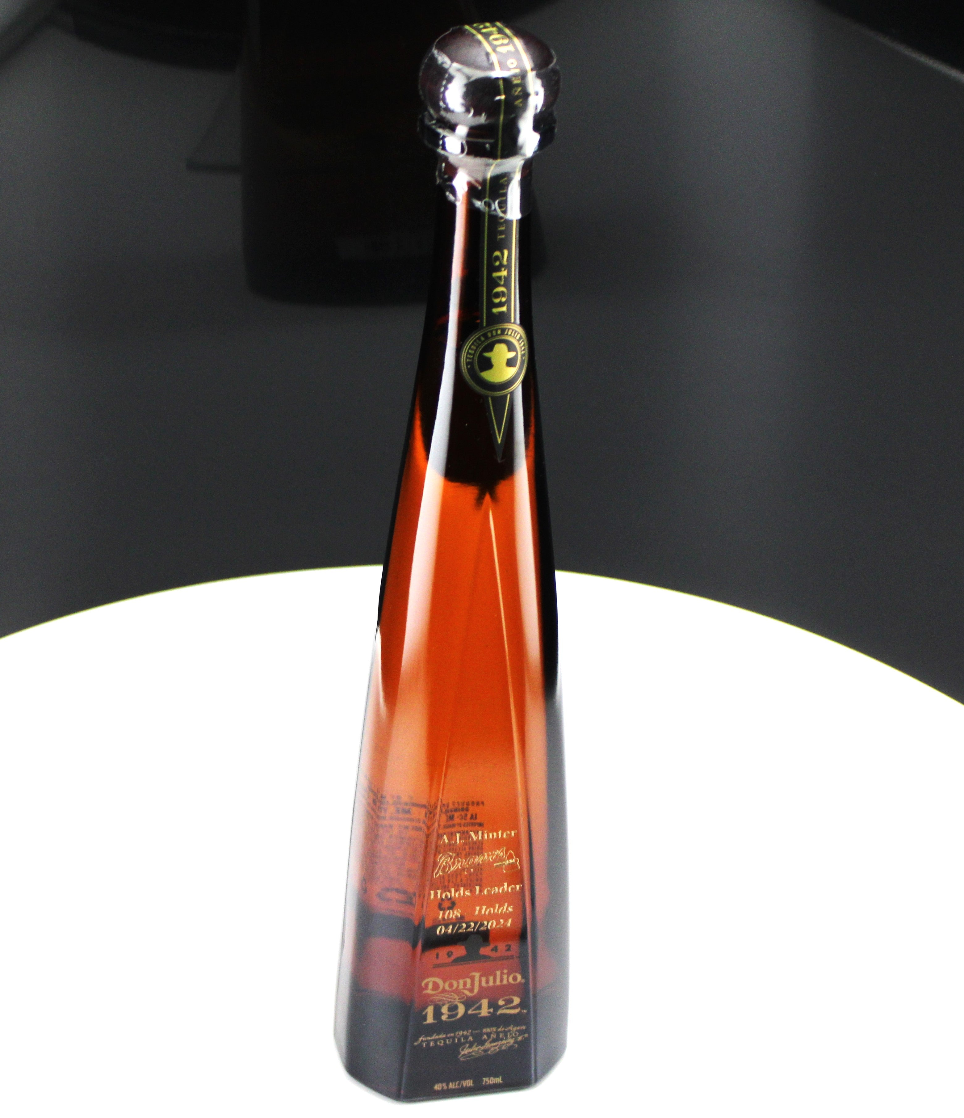 LIQUOR BOTTLE ETCHING