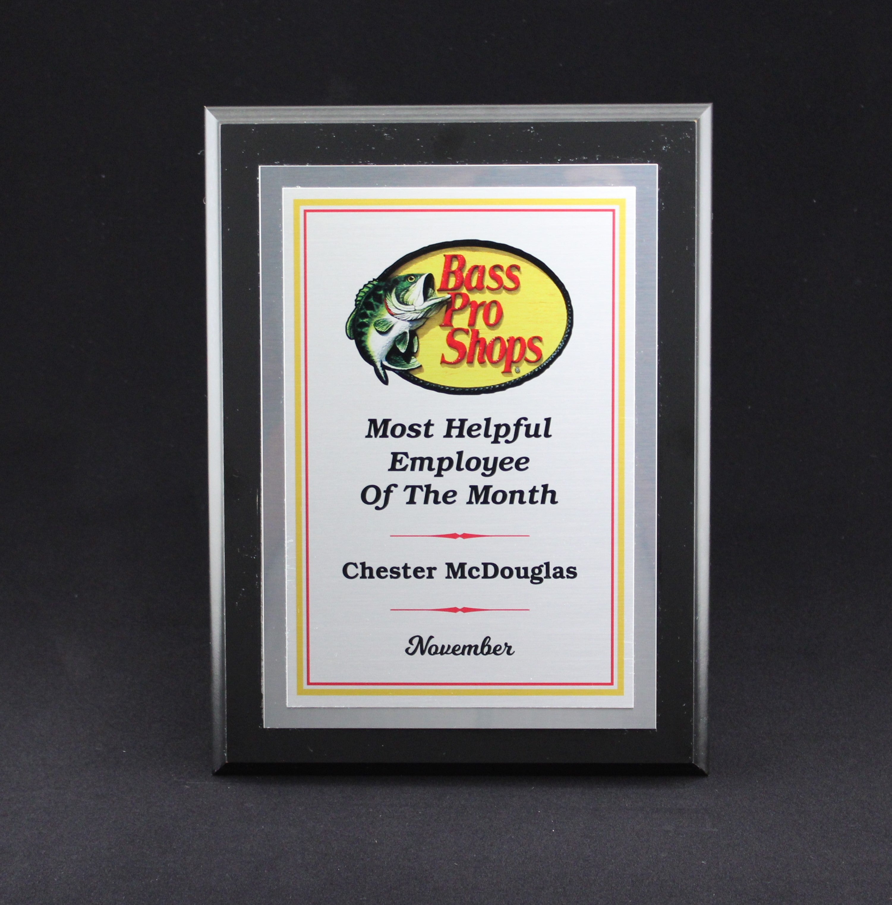 ATLANTA AWARD PLAQUE   Modern Look, Various Sizes, Ideal for Graduation, Business, Corporate Events."