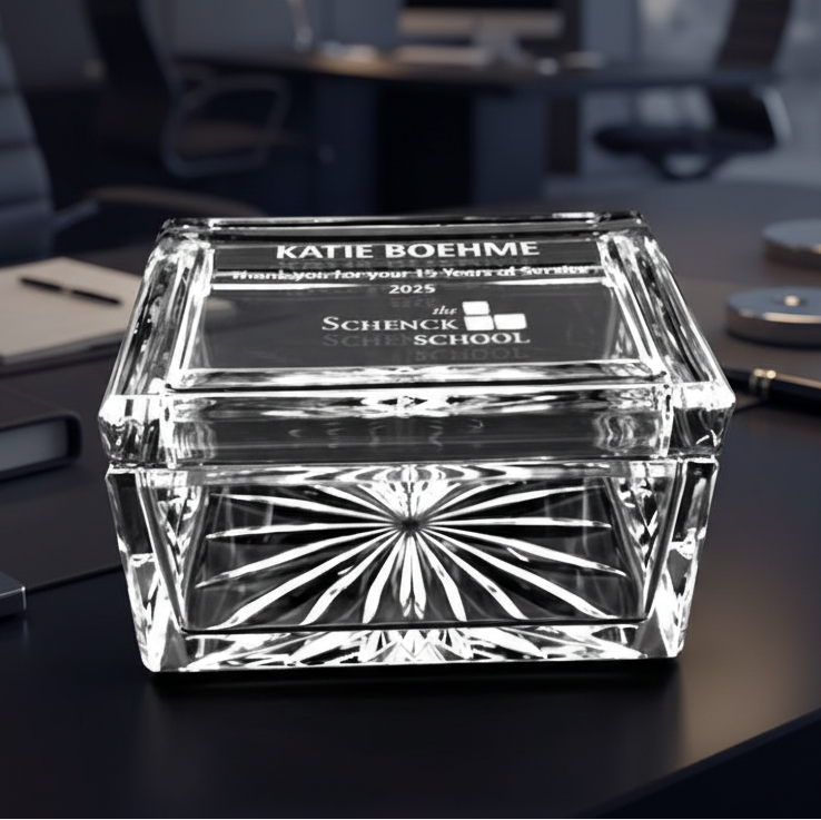 LUMINOUS CRYSTAL TRINKET BOX