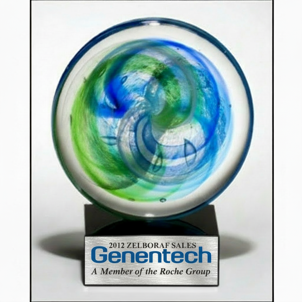 ART GLASS DISK AWARD