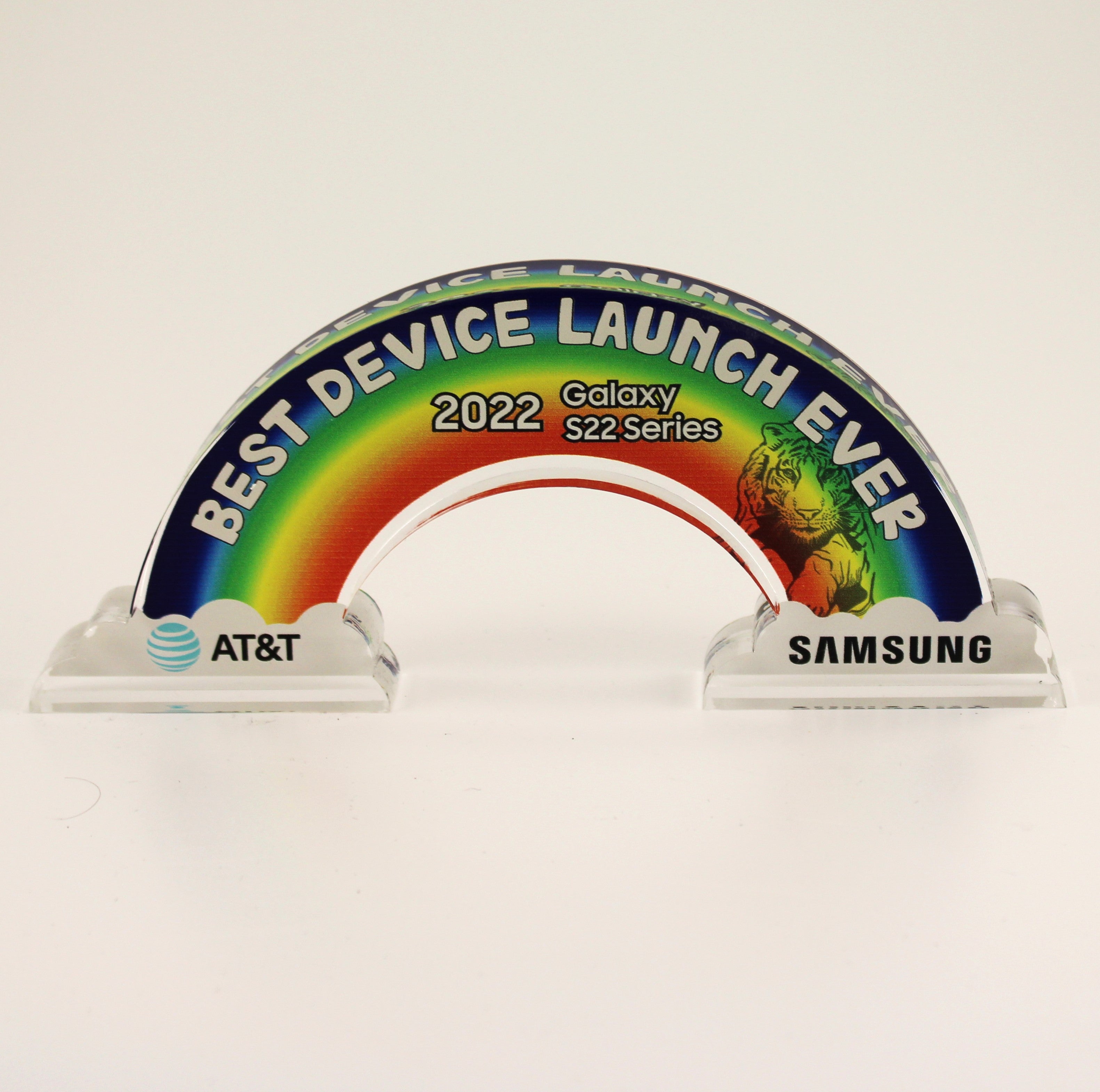 RAINBOW FREESTANDING / 3/4 CLEAR ACRYLIC - Custom made to your specifications