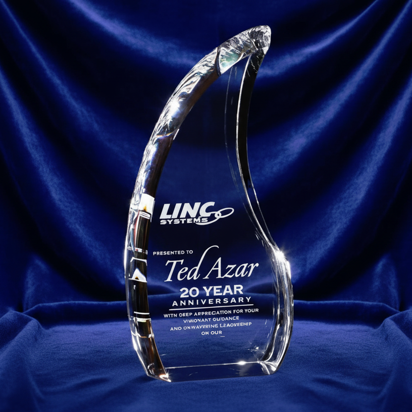 SUPER THICK CRYSTAL FLAME with logo and text on a blue fabric background