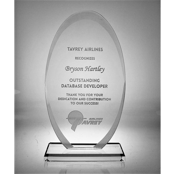 Starfire Serenity 8.75" | CUSTOM CRYSTAL GLASS AWARDS