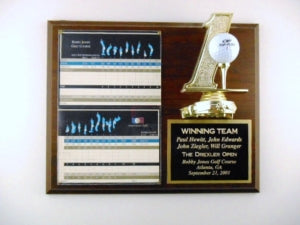 CHERRYWOOD NUMBER 1 GOLF BALL PLAQUE