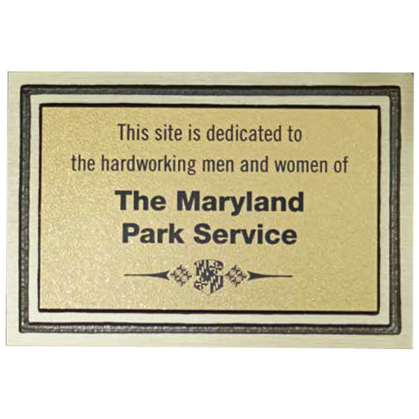 CAST ALUMINUM BRONZE PLAQUE