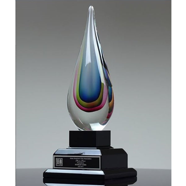 RAINBOW FLAME ON BASE| CORPORATE AWARDS SETTING THE BENCHMARK IN ATLANTA