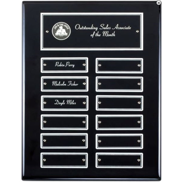 9"X12" PERPETUAL PLAQUE W/ SCREW-IN PLATES