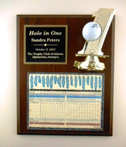 CHERRYWOOD HOLE-IN-ONE GOLF BALL PLAQUE