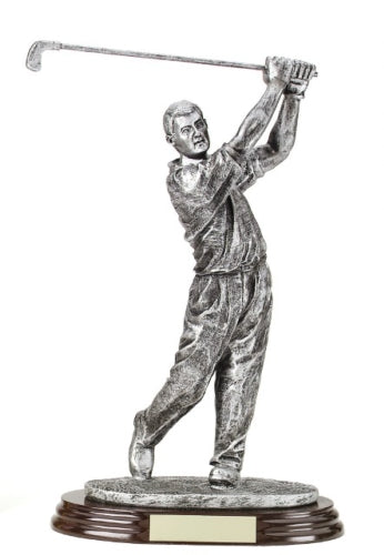 PEWTER GOLFER 10.5"