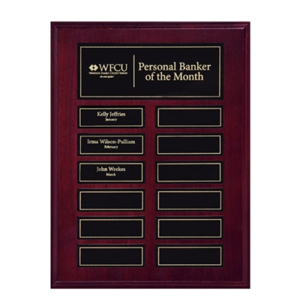 9"X12" PERPETUAL PLAQUE W/MAGNETIC PLATES