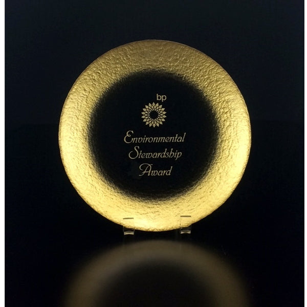 Gold Plate Art Glass Award Crystal Awards Acrylic Awards Plaques