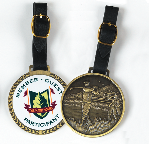 CUSTOMIZABLE CAST GOLF BAG TAG