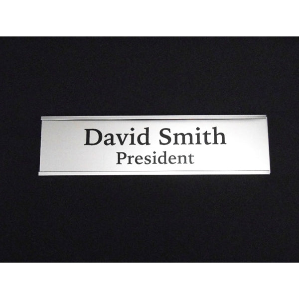 METAL BRACKET WALL/DESK NAME PLATE