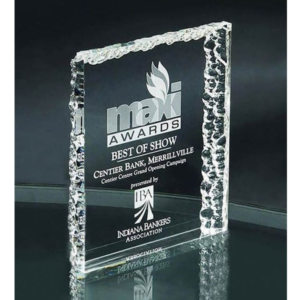 CRINKLE EDGE ACRYLIC BLOCK | Super cool awards for you.