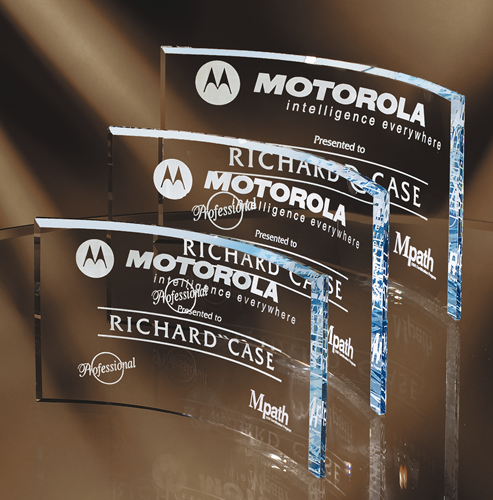 CLEAR CRYSTAL CRESCENT