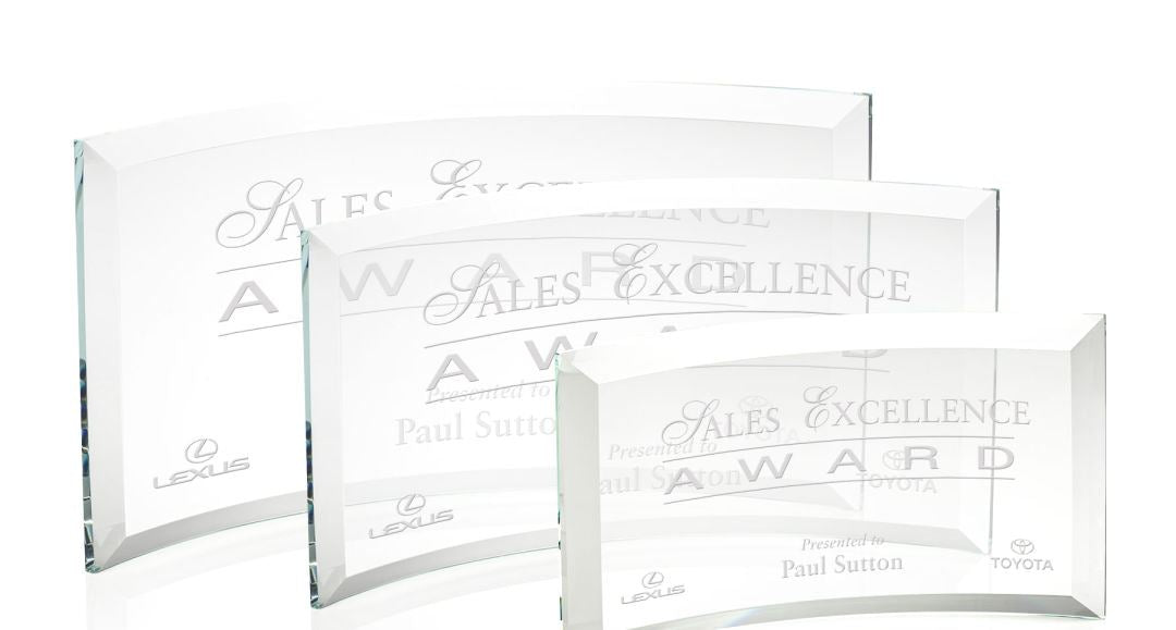 CLEAR CRYSTAL CRESCENT