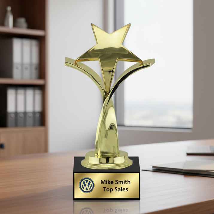 gold star trophy award