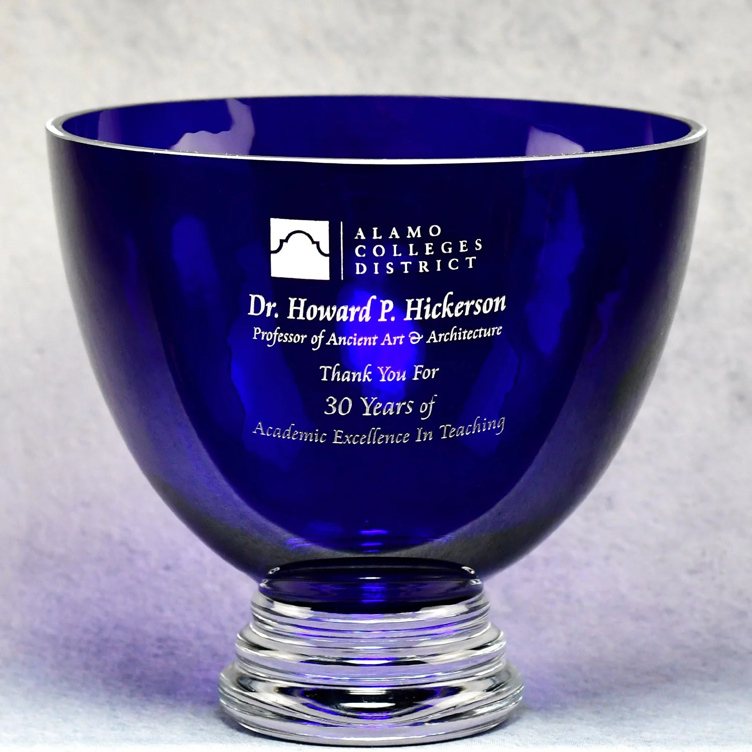 CRYSTAL BLUE BOWL