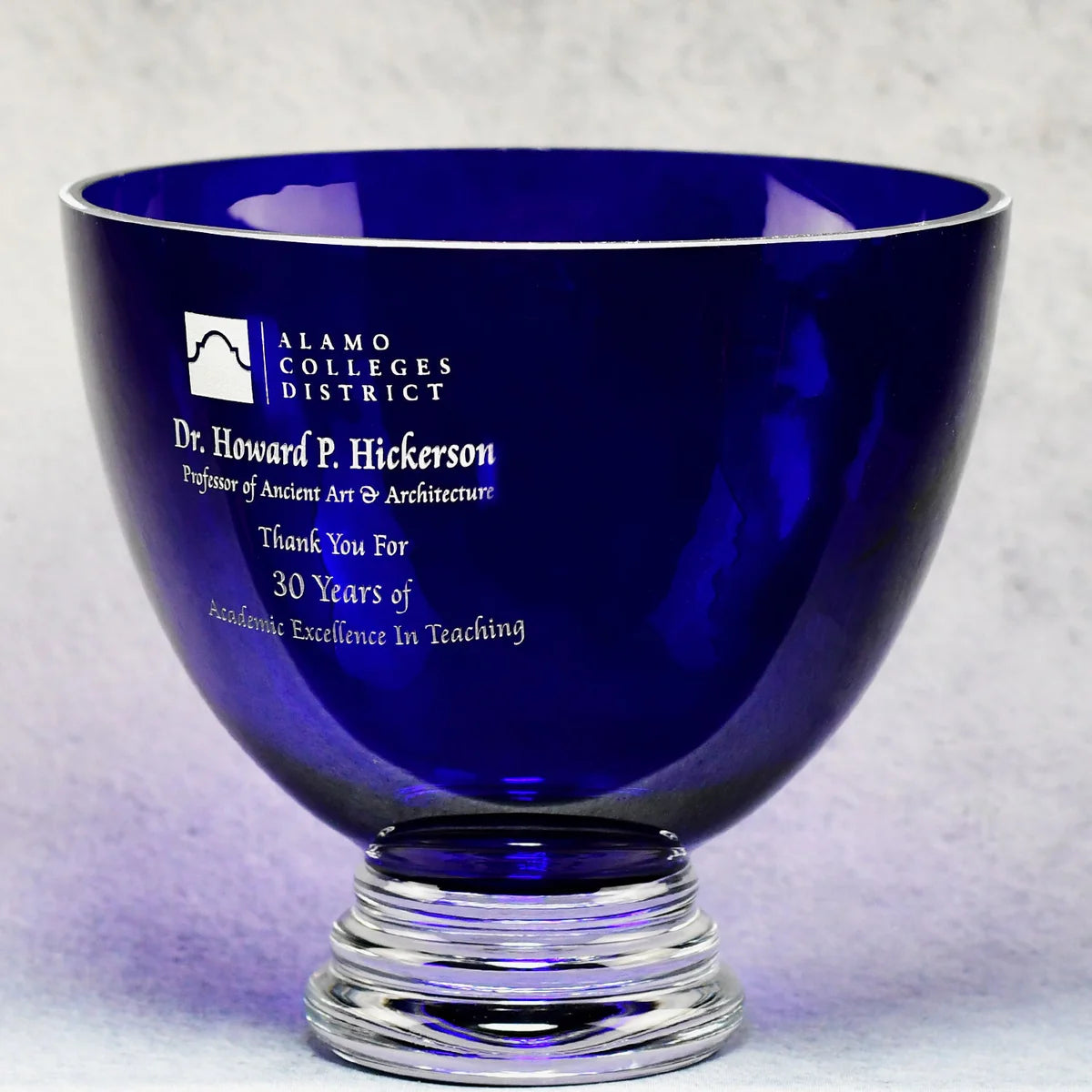 CRYSTAL BLUE BOWL