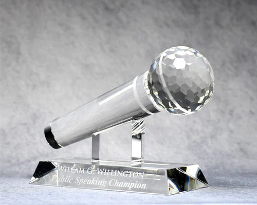 CLEAR CRYSTAL MICROPHONE