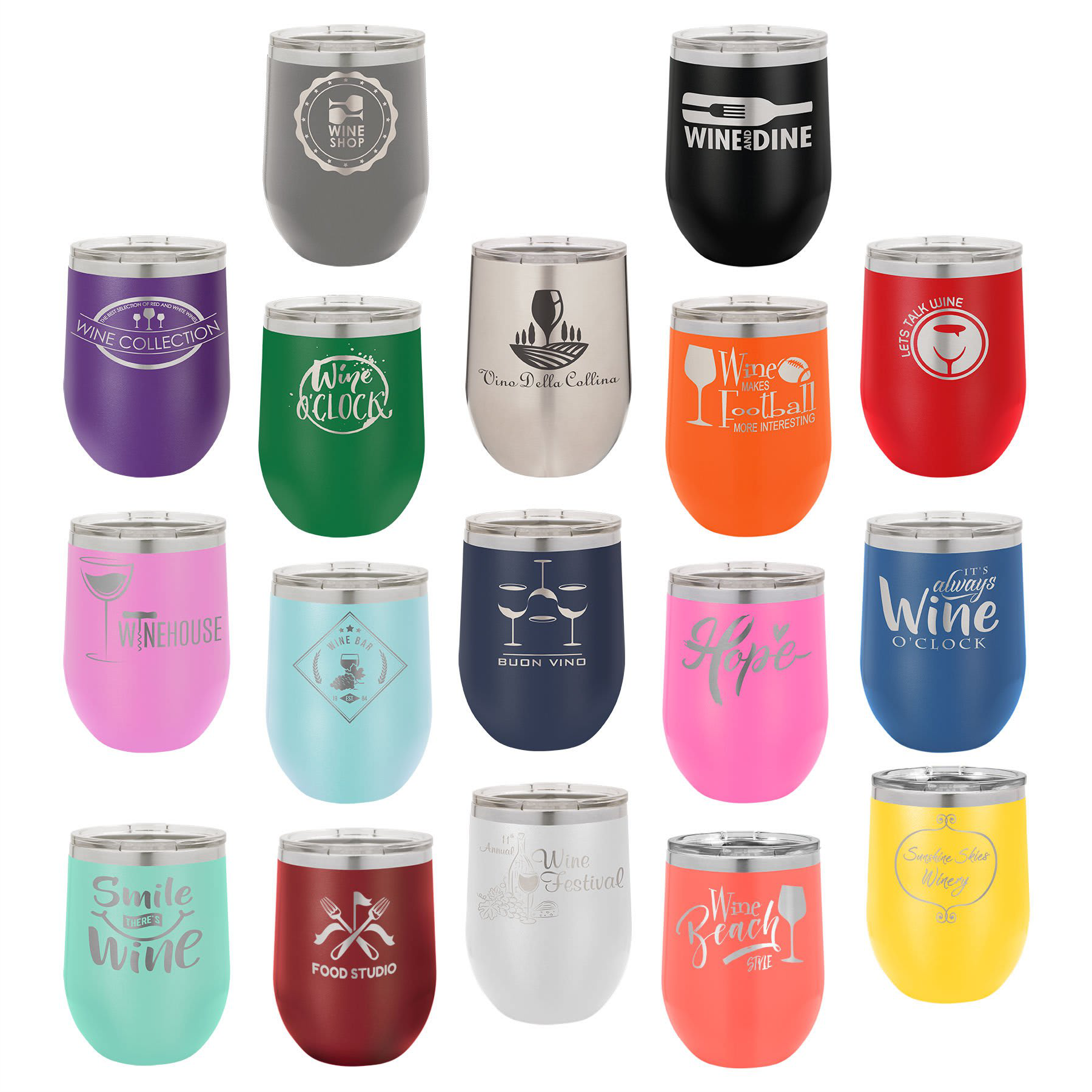 STEMLESS WINE TUMBLER 12 OZ