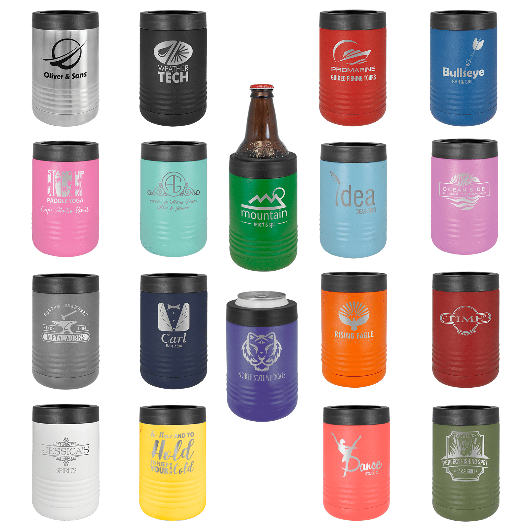 COLOR BEVERAGE HOLDER TUMBLER
