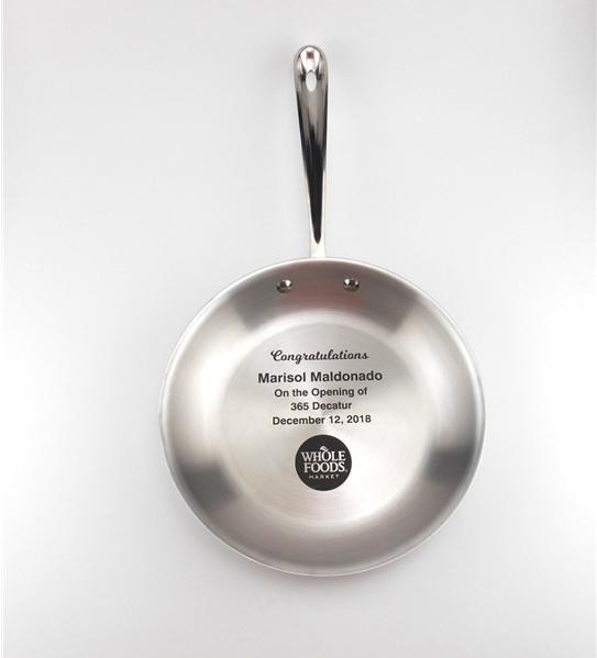 CUSTOM ENGRAVED COOKWARE/ GREAT FOR CHEFS AND MOMS/TASTY LASER!
