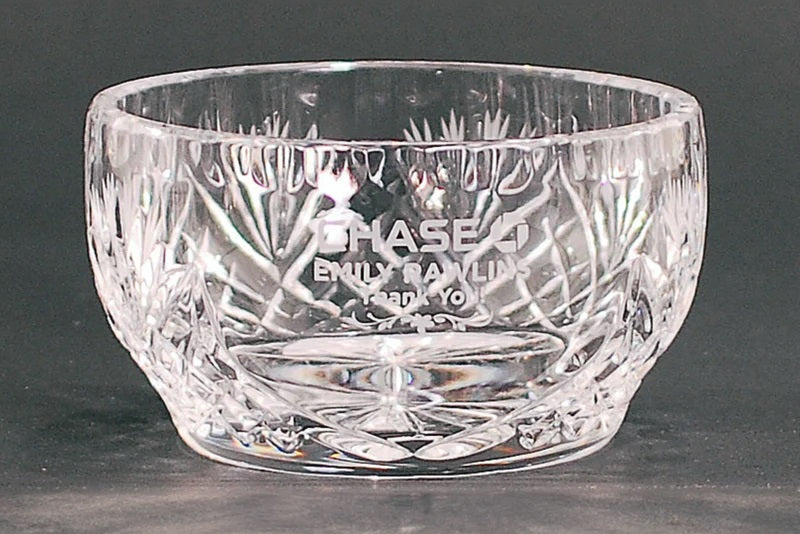 HAND CUT CRYSTAL BOWL - 5