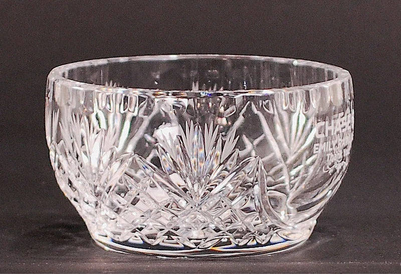 HAND CUT CRYSTAL BOWL - 5