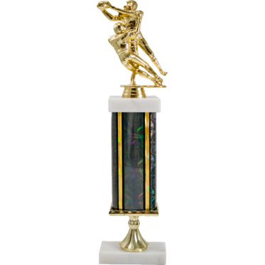 Rectangle Column Trophy With Pedestal
