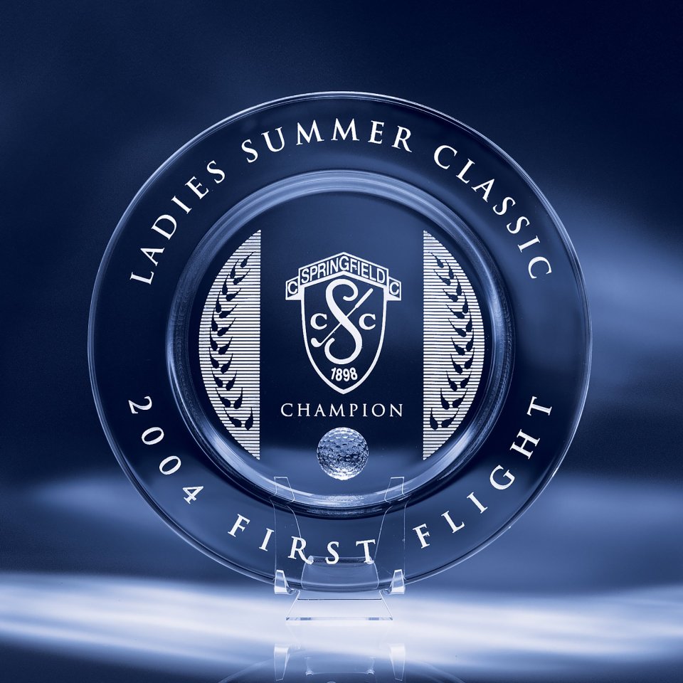 GOLF PRESENTATION PLATE