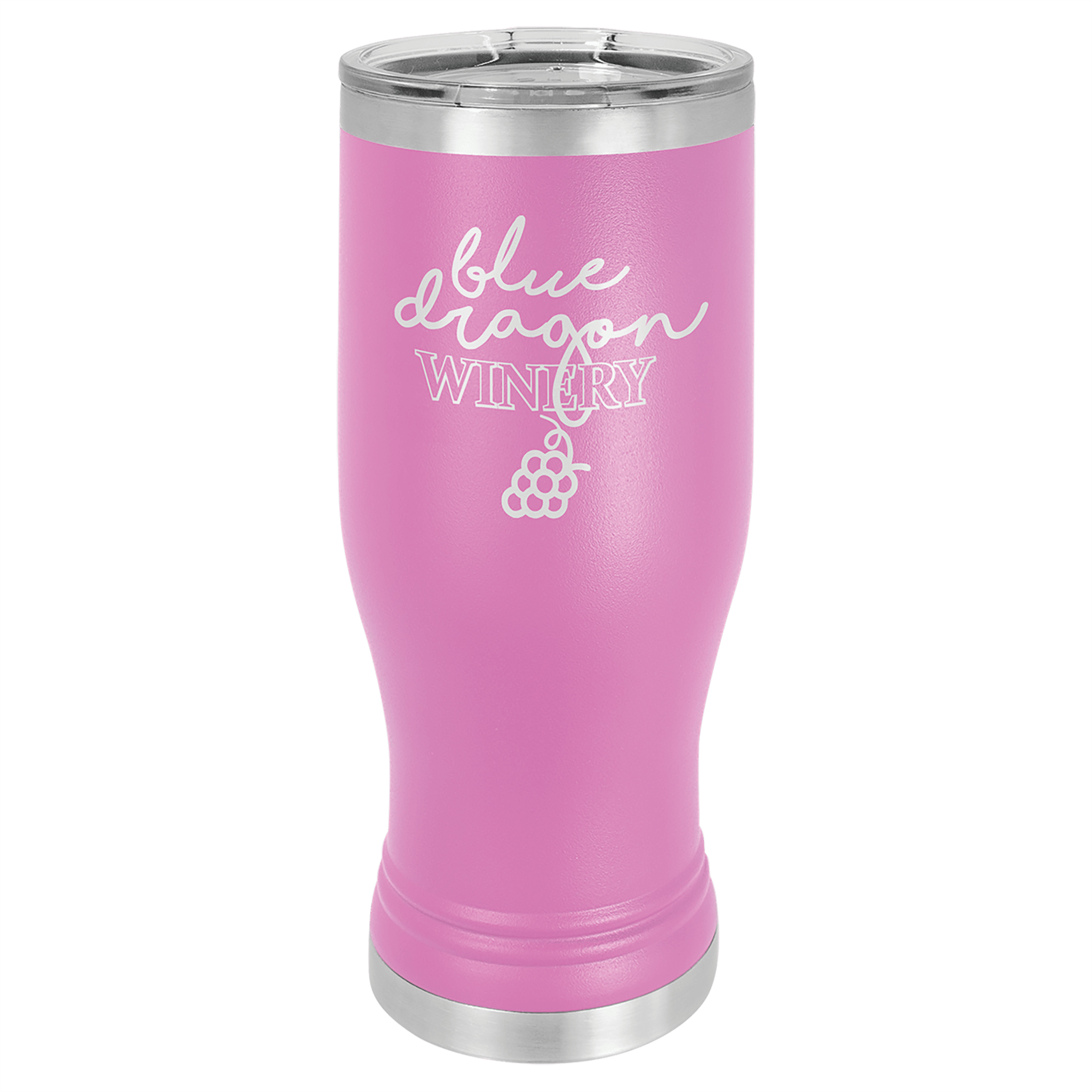PILSNER TUMBLER WITH CLEAR LID 20 OZ