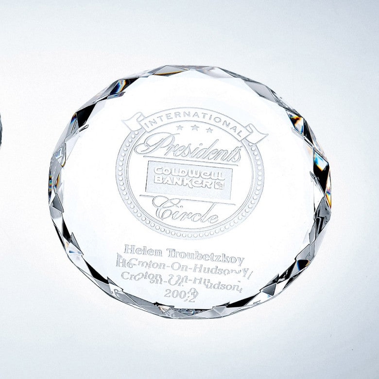 OPTIC CRYSTAL BRILLIANT DISK