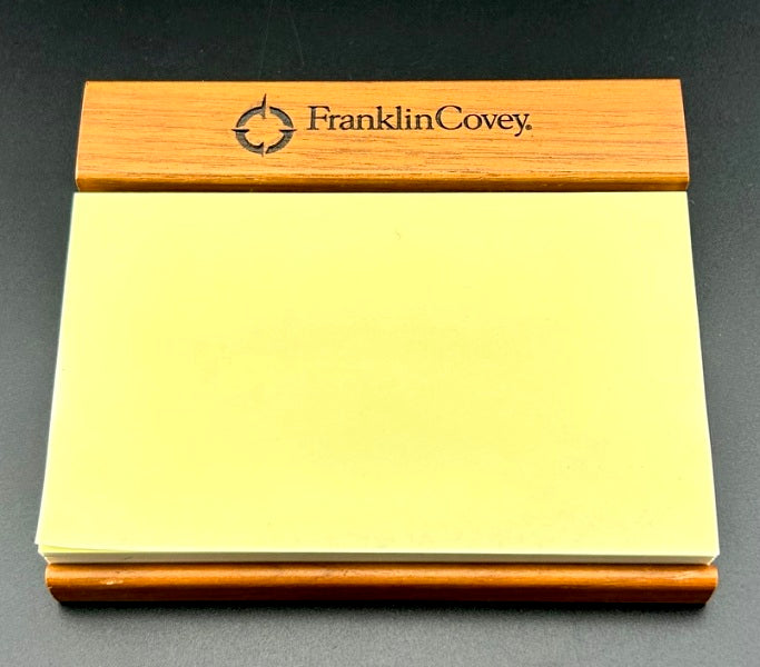 WALNUT POST-IT HOLDER