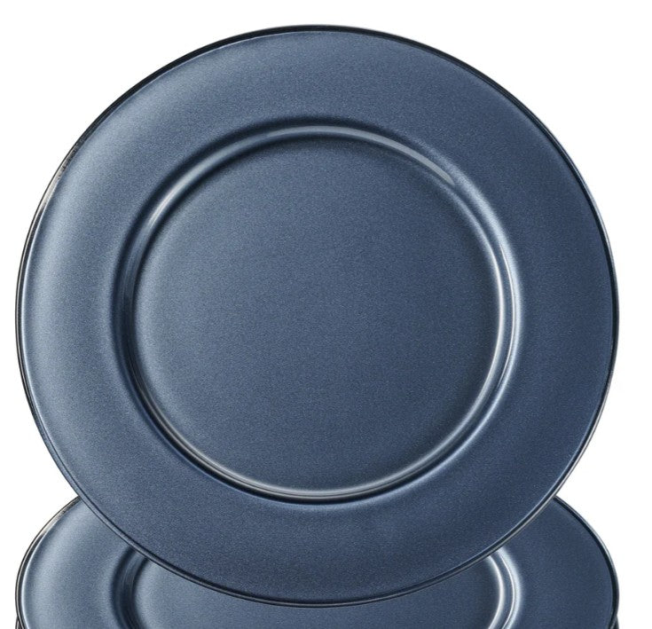 BLUE COMMEMORATIVE GLASS PLATE