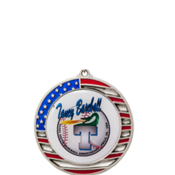 CUSTOM PATRIOTIC INSERT MEDALS