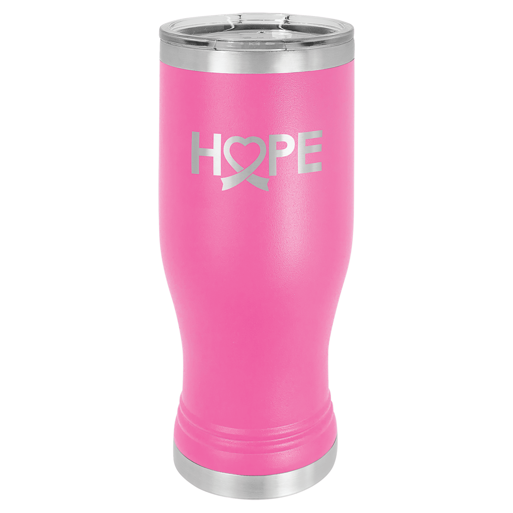 PILSNER TUMBLER WITH CLEAR LID 20 OZ