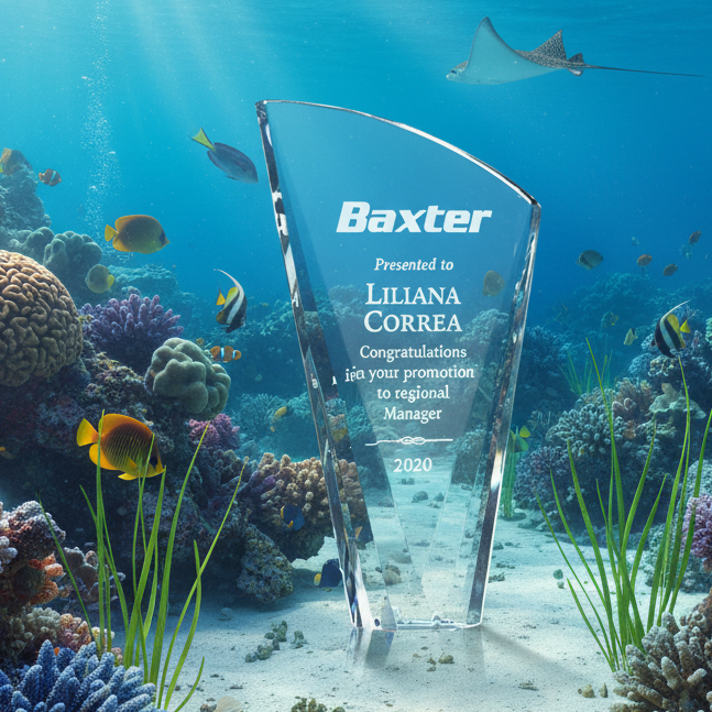 ISABELLA FACETED OPTIC CRYSTAL AWARD