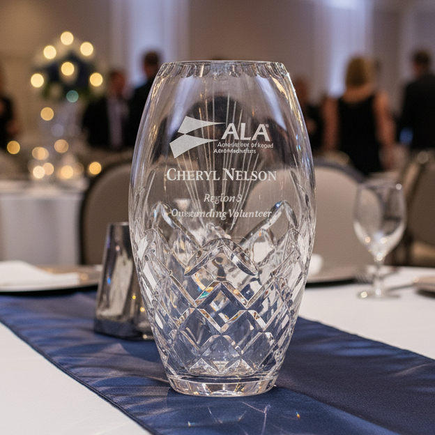 CRYSTAL FULL MAJESTIC VASE