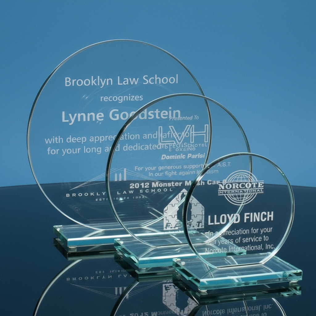 ECONOMY JADE CRYSTAL CIRCLE Blue background