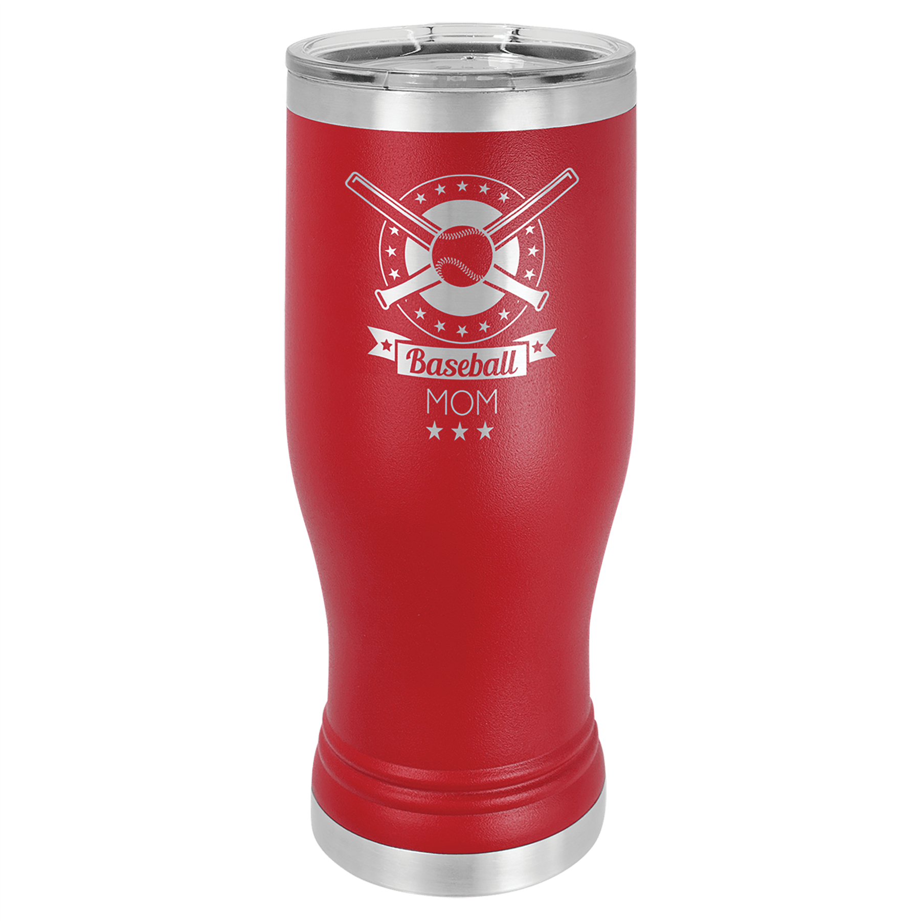 PILSNER TUMBLER WITH CLEAR LID 20 OZ
